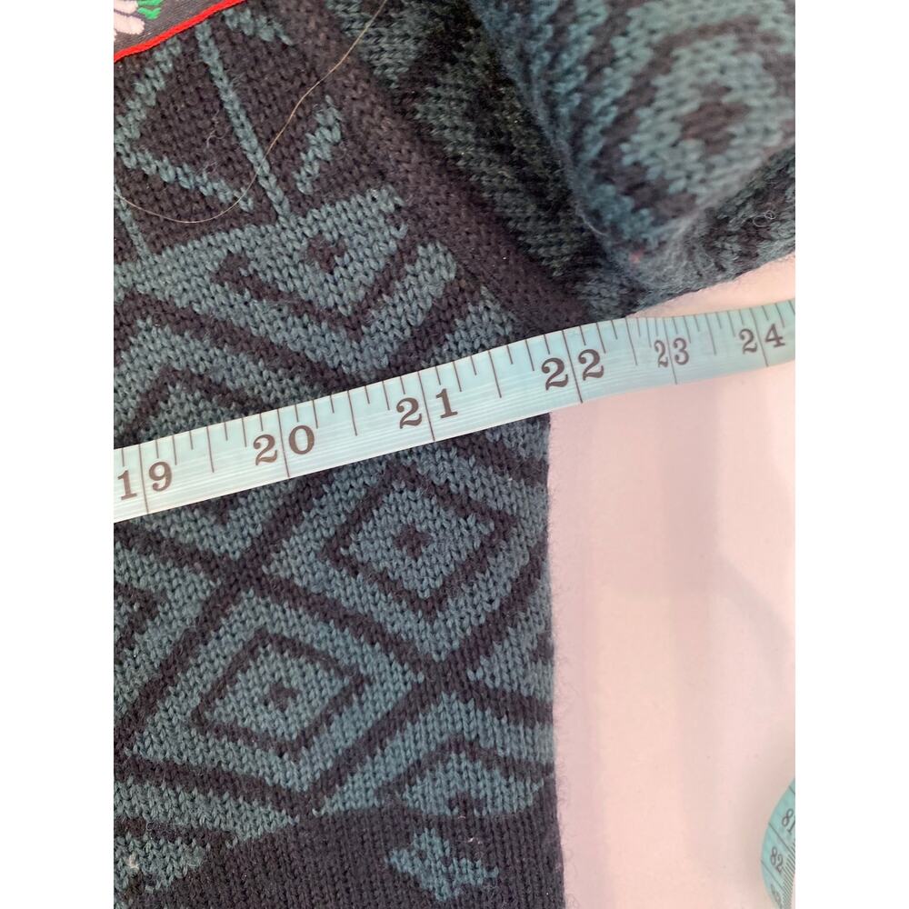 Obermeyer Vintage Chloe Floral Embroidered Fair Isle Winter Ski Sweater EUC Sz S - Picture 12 of 14
